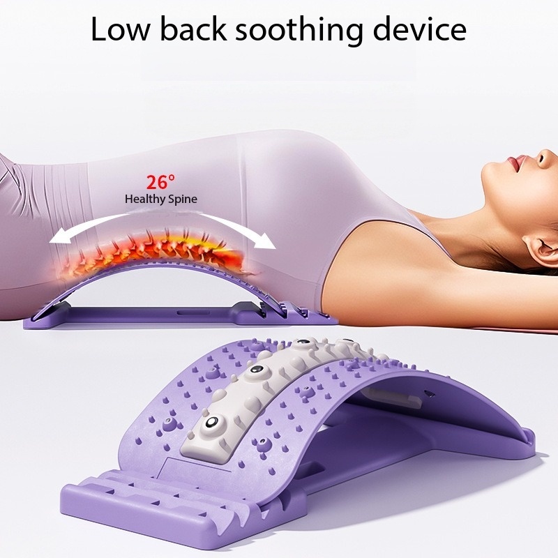 Back Stretcher Lumbar - Alat Peregangan Punggung Penyangga Lumbar Pemijat