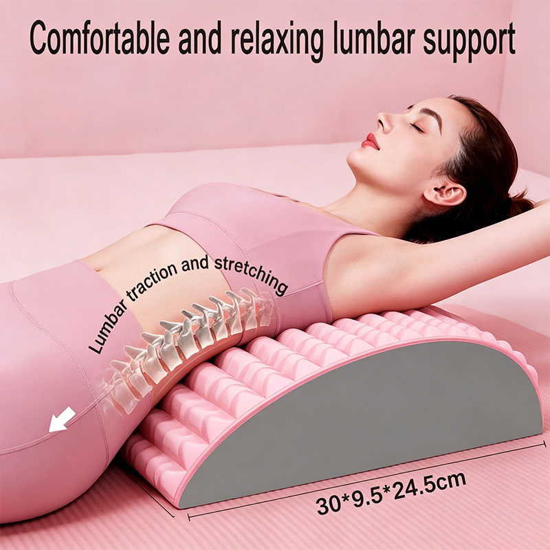 Back Stretcher Lumbar - Alat Peregangan Punggung Bantal Leher Pijat