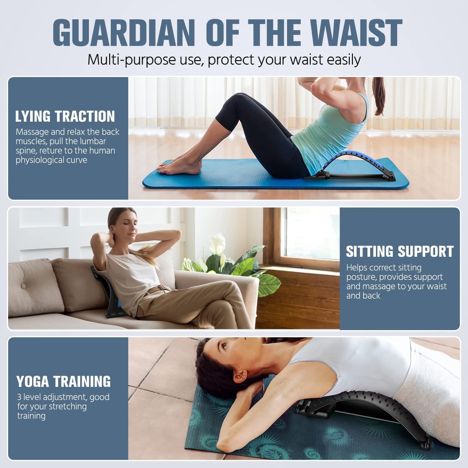 Alat Peregangan Punggung Multi - Back Stretcher Lumbar ulasan dan harga