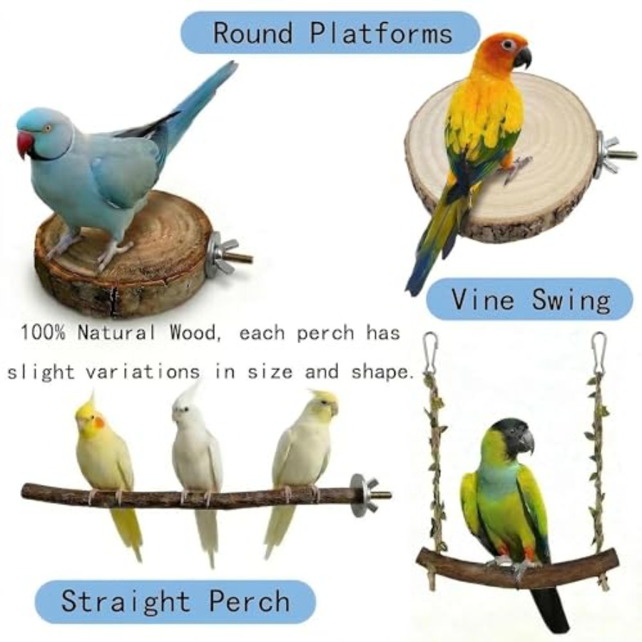 8PCS tempat bertengger burung  - Health & Wellness Utsg ulasan dan harga